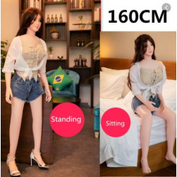 Realistic Love Dolls 155cm Rubber Woman Sit & Stand Inflatable Sex Doll For Men
