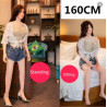 Realistic Love Dolls 155cm Rubber Woman Sit & Stand Inflatable Sex Doll For Men