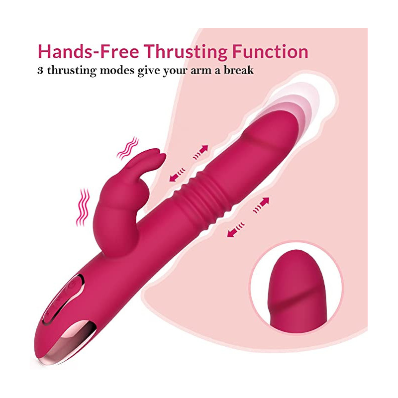 Buy Automatic Up-Down Thrusting Rabbit Vibrator Sex Toy in Bikaner