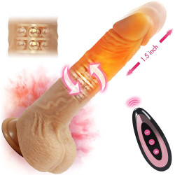 Premium Automatic Up-Down Rotating Dildo Vibrator in India