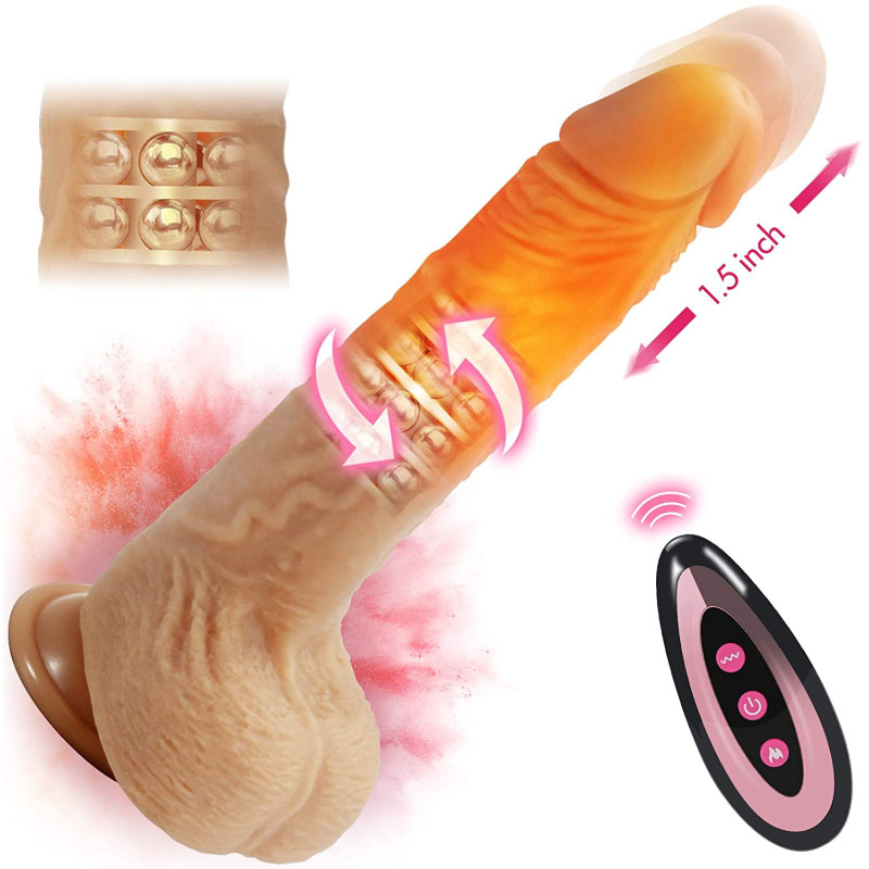 Premium Automatic Up-Down Rotating Dildo Vibrator in India
