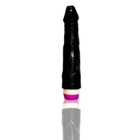 Super Natural Black Silicone Realistic Dildo Vibrator