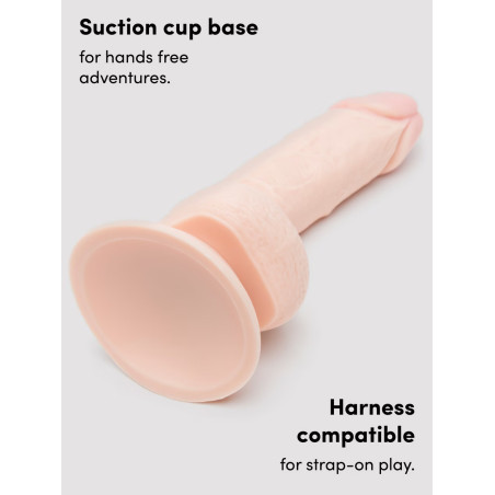 6 Inch Dildo With Suction Cup Full Silicone Realistic