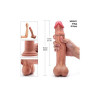Buy 7 Inch Realistic Texture Real Silicone dildo Sex Toys In Vellore