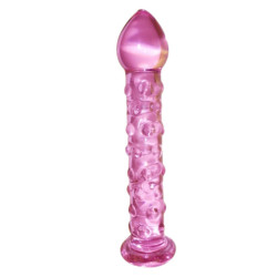 Shop Dotted Purple Glass Dildo Sex Toys In Chitradurga