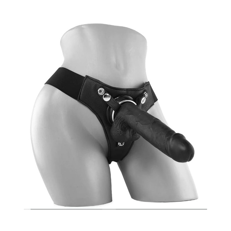 Black Hollow Strap On Penis Dildo For Men Sex Toys In MadhyaPradesh