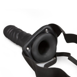 Black Hollow Strap On Penis Dildo For Men Sex Toys In MadhyaPradesh