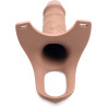 Buy Curve Dong Hollow Silicone Strap-on Sex Toys In Gujarat