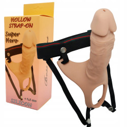 Buy Curve Dong Hollow Silicone Strap-on Sex Toys In Gujarat