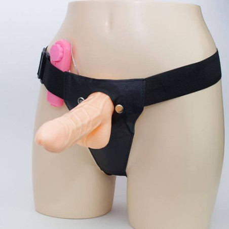 Love Me Hollow Strap On Dildo With Vibration