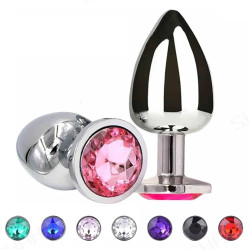 Buy Diamond Metal Anal Butt Plug Sex Toys In Sirsa